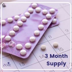 3 MONTH SUPPLY OF CONTRACEPTION ONLY – CASH