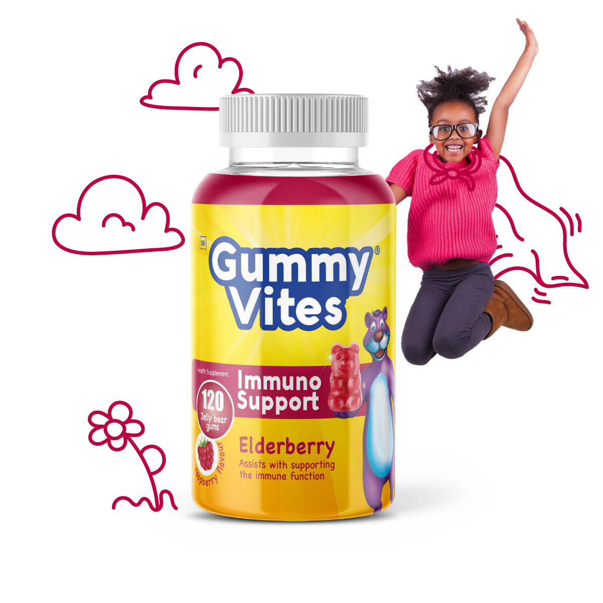 Gummy Vites Elderberry 120