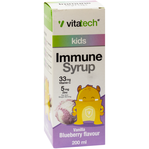 Vitatech Kids Immune Syrup Van Blbrry 200